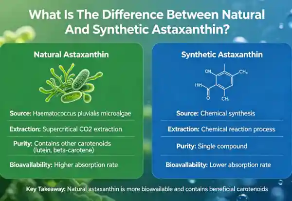 Beth Yw'r Gwahaniaeth Rhwng Astaxanthin Naturiol A Synthetig?